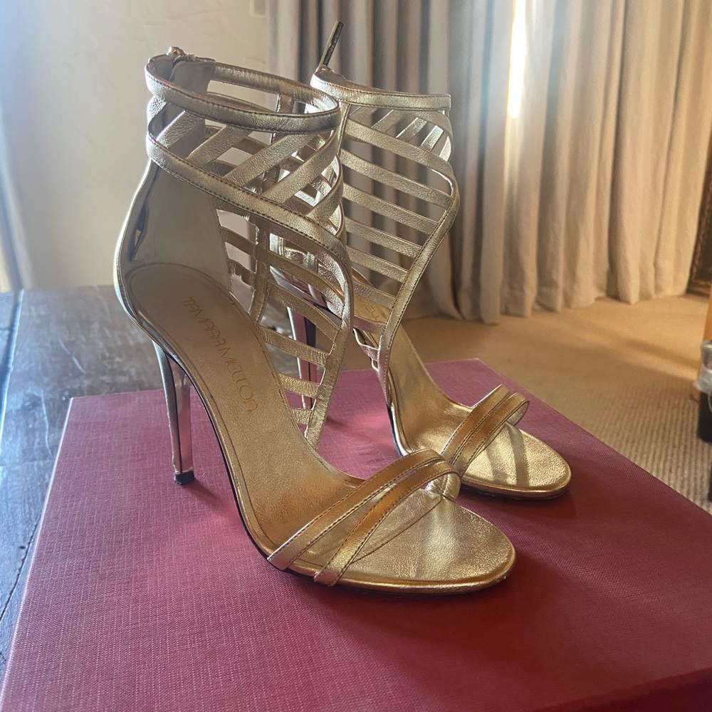 Tamara Mellon Jealous Platino Metallic